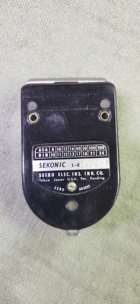 Sekonic Light Meter – Vintage Working Exposure Meter with Leather Case