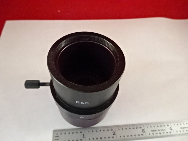 B&S A PORT CAMERA ADAPTER MICROSCOPE OPTICS AS IS BIN#W4-G-15