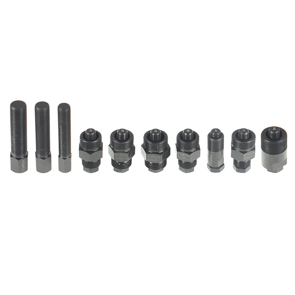 10× Universal Motorcycle Flywheel Puller Tool Set Dirt Bike 15 Size Left Thread
