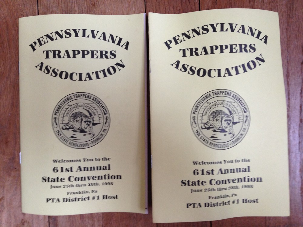 Pennsylvania Trappers Association 61st Annual PTA State Convention Program 1998