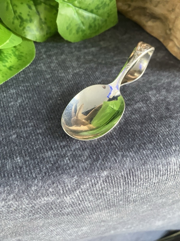 Vintage Silver Plate Baby's Spoon, Community