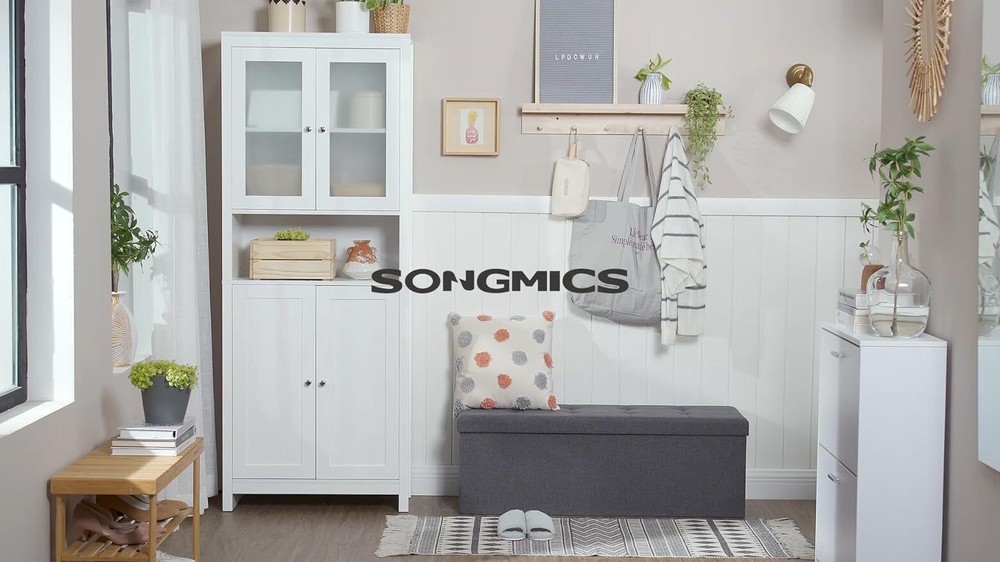 Rectangular Folding Storage Chest Ottoman Bench Foot Rest Stool Soft 660 lb New