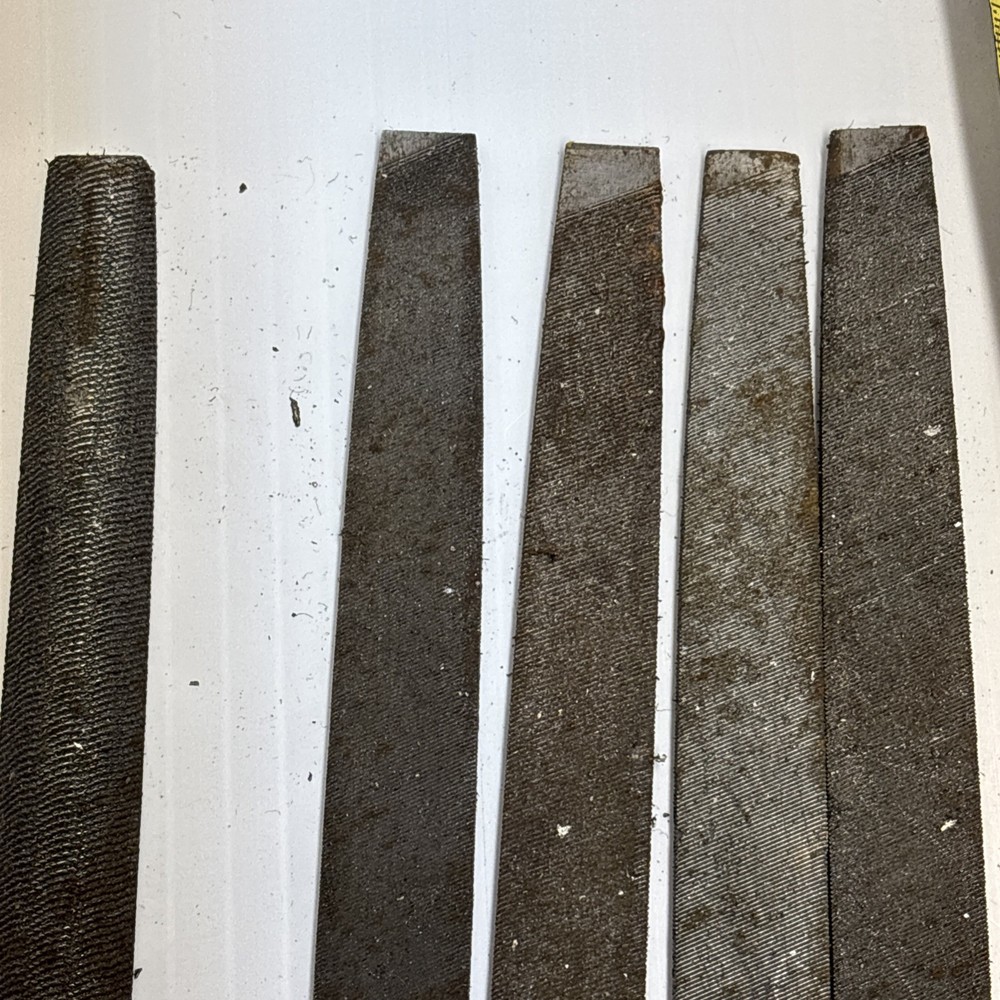 Nicholson Flat Files 5 Pc Mill Smooth USA Bastard