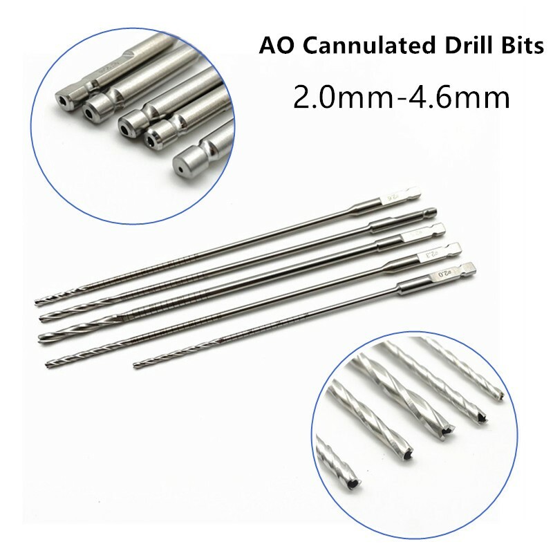AO Cannulated Drill Bits Hollow Drill Bits Orthopedics Instruments