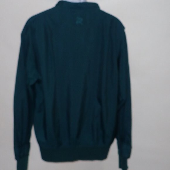Zero Restriction Golf Men L Green Pullover Windbreaker Crew Neck Nylon