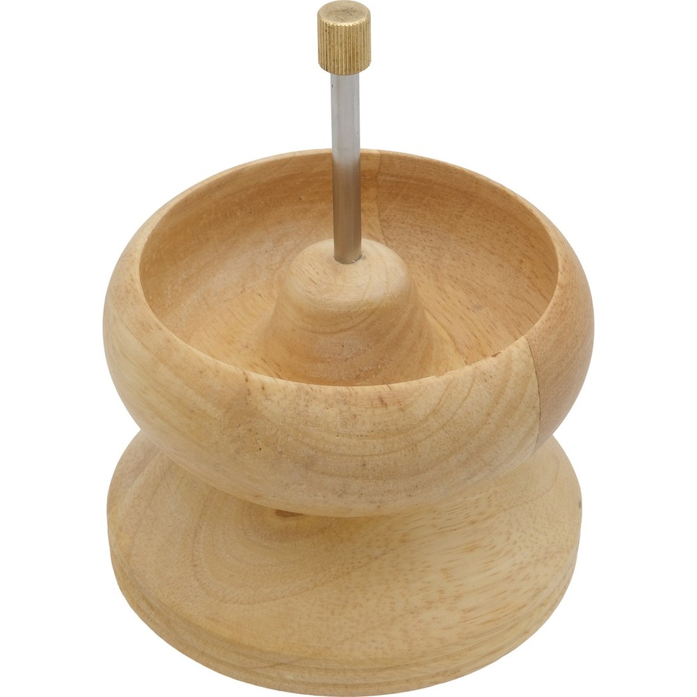 Extra Large Wooden Bead Spinner Loader 4.5" Diameter & Triangle Bead Scoop