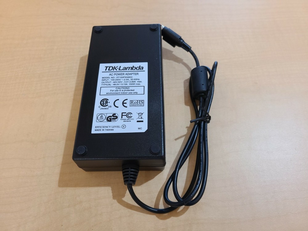 TDK Lambda DT150PW480C AC/DC DESKTOP ADAPTER 48V 150W
