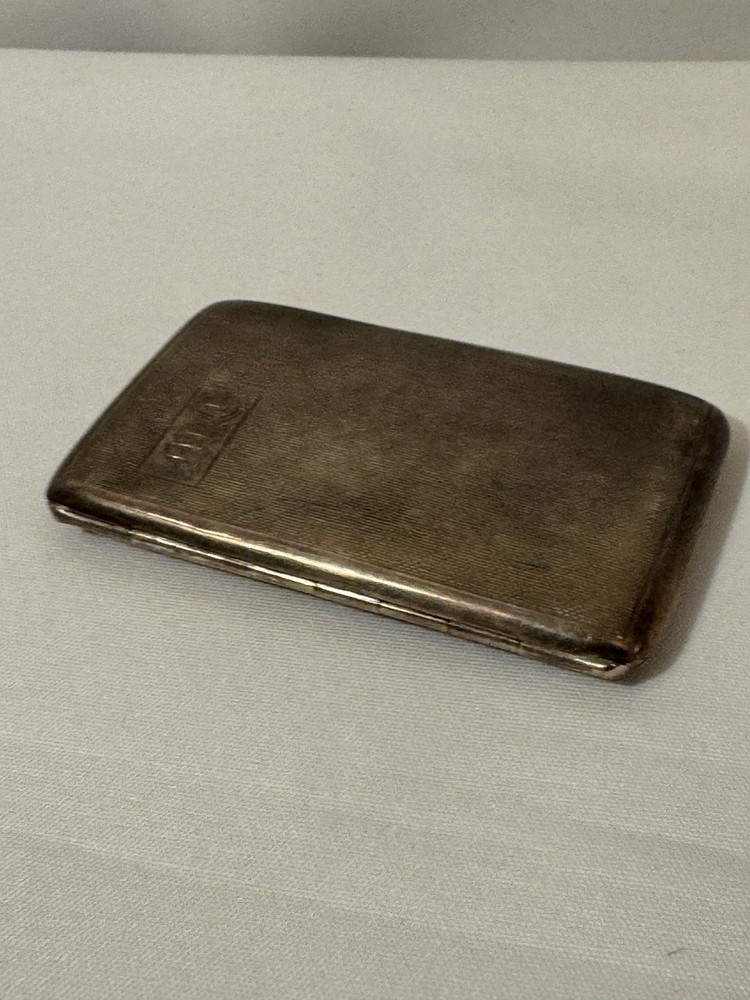 Antique Silver Cigarette Case | 43.9g |Birmingham 1902 | NOT SCRAP | monogram MC
