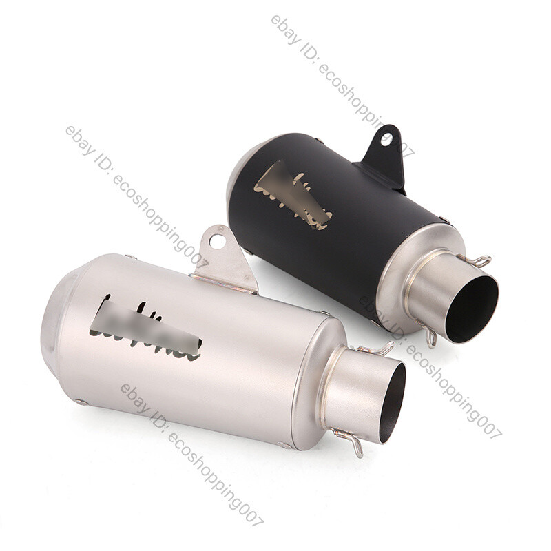 Exhaust System Black Tips Muffler Pipe DB Killer for Universal Motorcycle 51mm