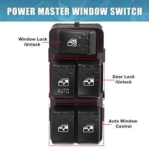 Front Left Driver Side Power Window Master Control Switch YS-8S5KW 22664398