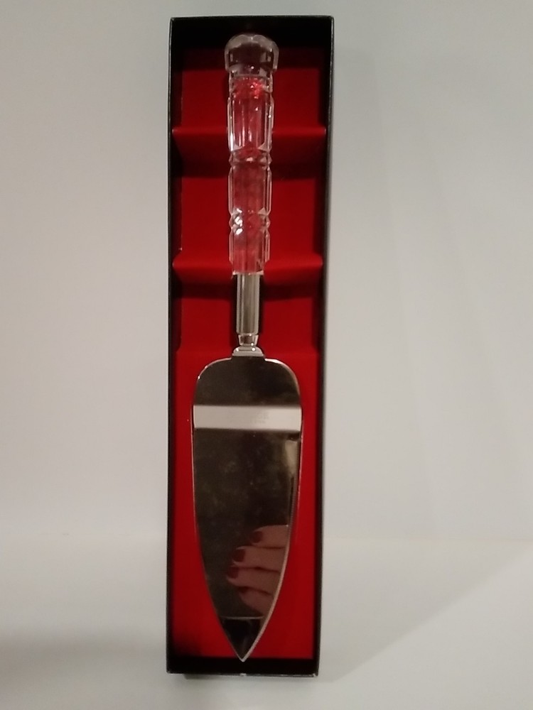 Mirage Cake Cutter & Server 11" Acrylic Handle Stainles Steel