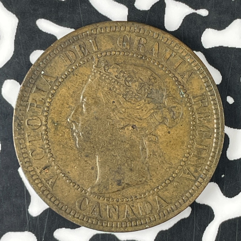 1892 Canada Large Cent Lot#F0055 Nice!
