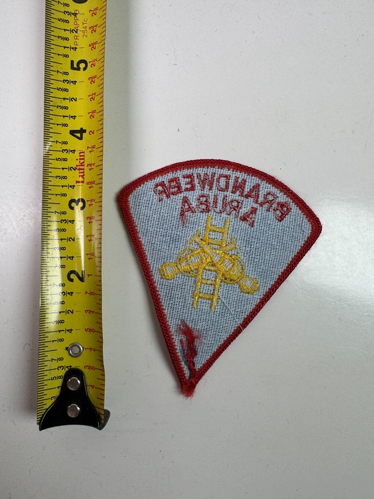 Aruba Brandweer Fire 3.25" Patch S1