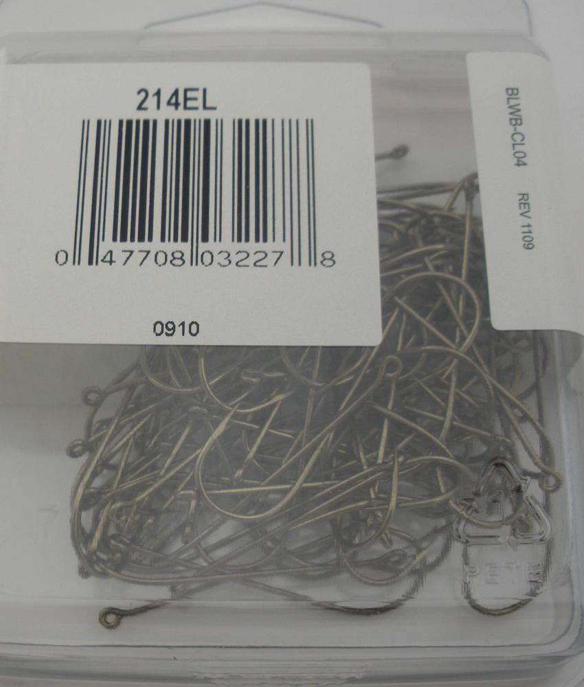 Eagle Claw 214EL #4 100Ct Bronze Extra Light Wire Aberdeen Hooks