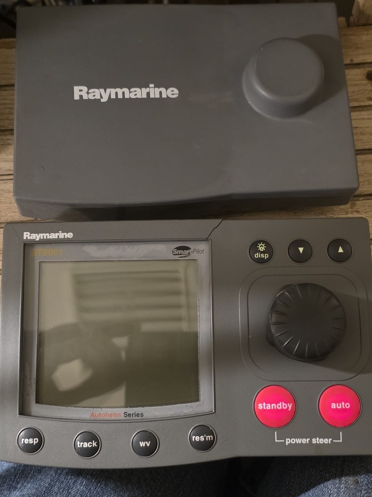 Raymarine Smartpilot ST8001 Autopilot Control Controller Raytheon Needs Screen