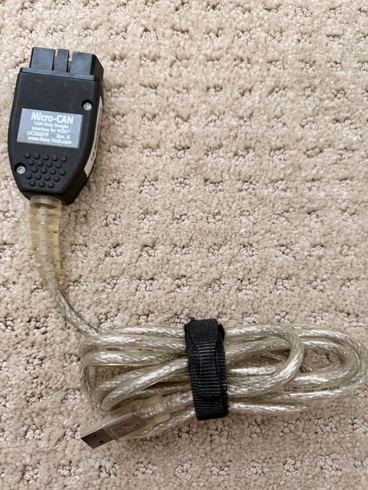 Genuine Ross-Tech Micro-CAN VCDS USB Interface Cable VW/Audi *FREE SHIPPING*