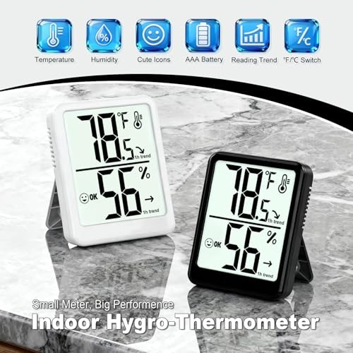 Digital Indoor Thermometer Hygrometer AAA