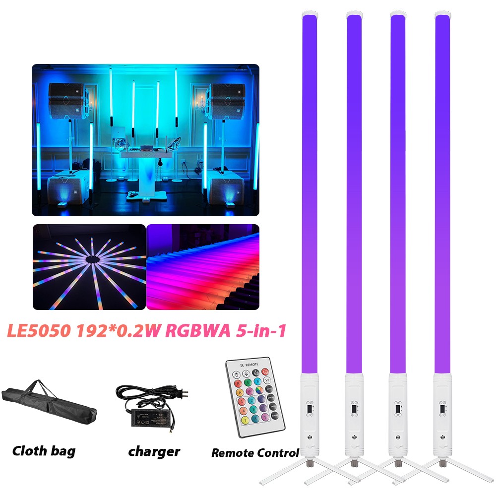 4-pack Smart APP Controlled LE5050 192*0.2W Pixel Light Party Event Light