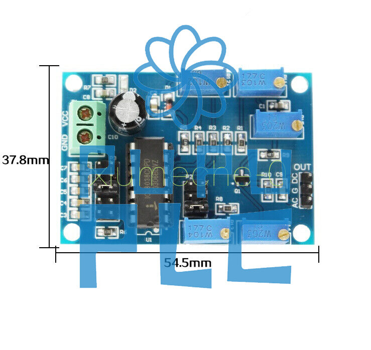 ICL8038 Medium/Low Frequency Waveform Signal Generator Sine Wave Signal Source M