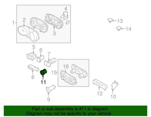 Genuine Hyundai Power Switch 95430-3S500-FP
