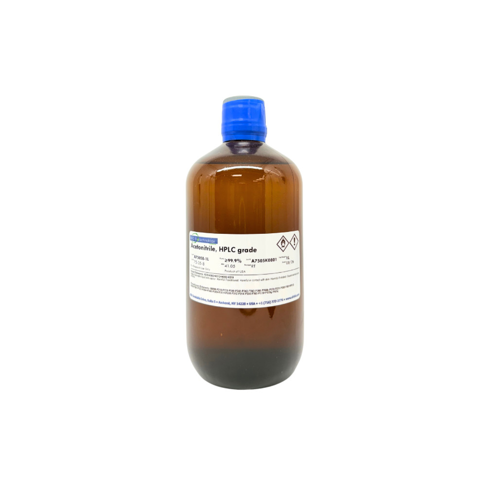Acetonitrile, HPLC grade, 99.9+% Pure - 1L
