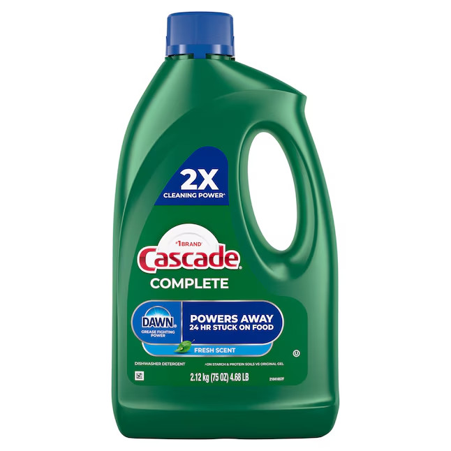 Cascade Complete 75 -fl oz Fresh Scent Dishwasher Detergent