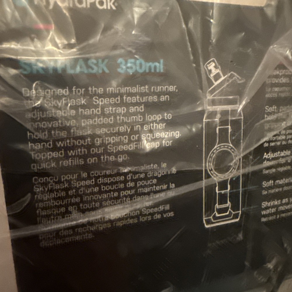 Hydrapak Skyflask Speed 350ml Sppedfill Handheld Flask 12 fl oz