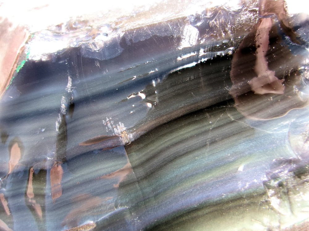 Rainbow Obsidian Lapidary Rough for Cabbing 39.15 Lbs. Mexico