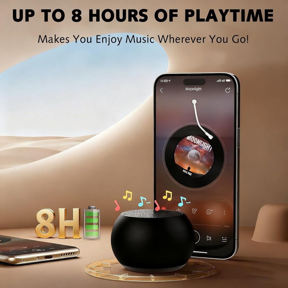 Portable Mini Bluetooth Speaker, Small Wireless Speaker Bluetooth 5.3 with Stere
