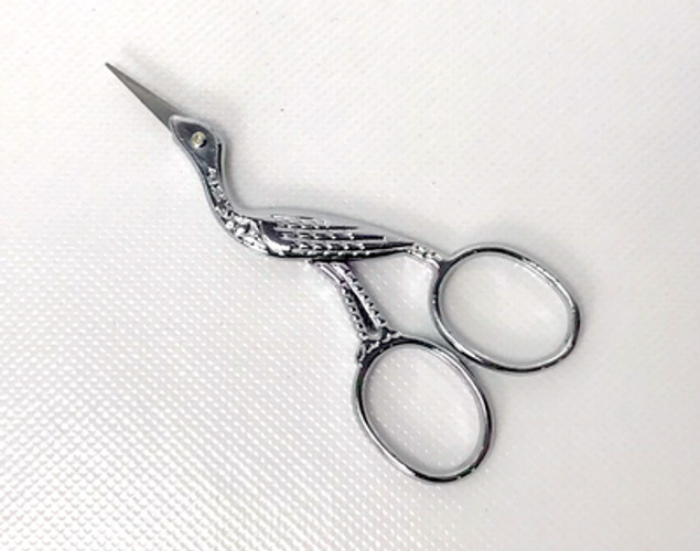 Small Stork Scissors for Embroidery - 2 Pair