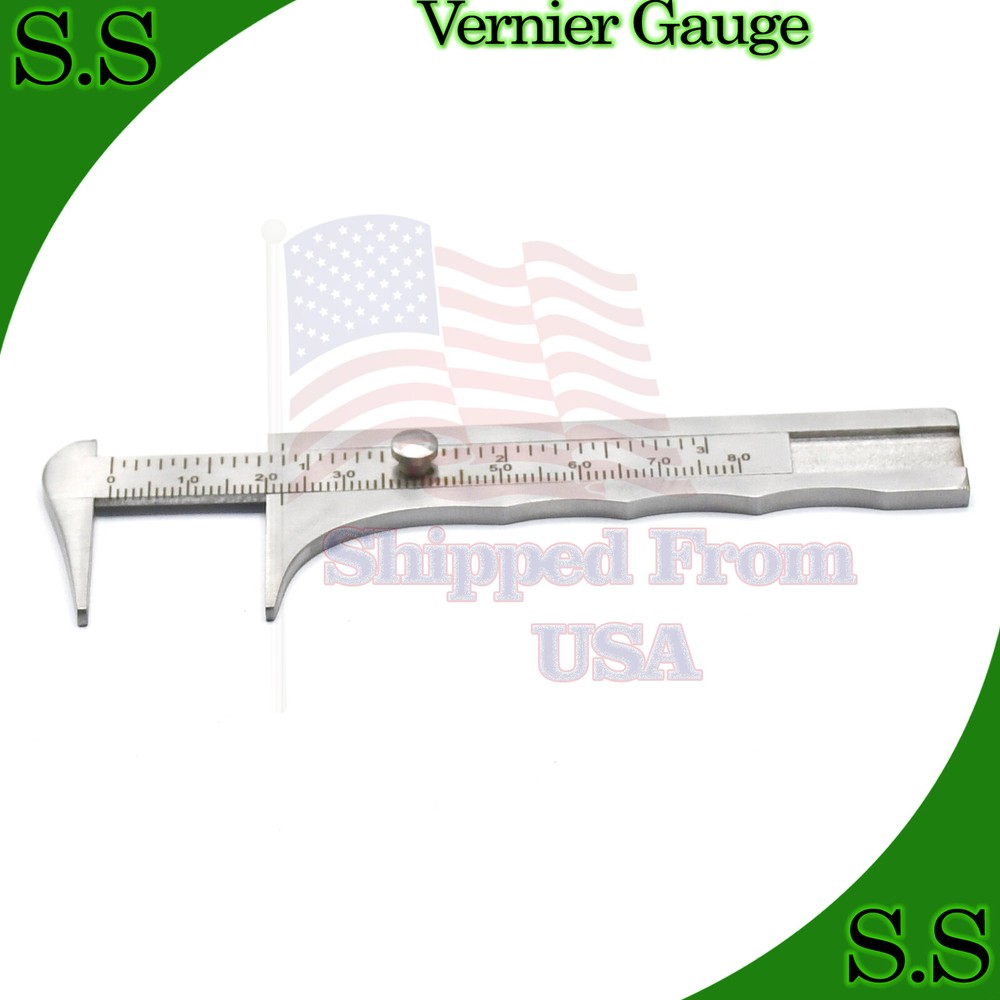 0-80MM Measuring Tool Gauge Double Scale Mini Sliding Depth Caliper