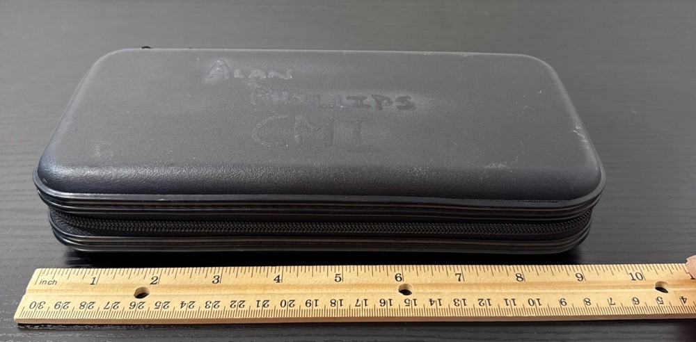 Crewline 8 Piece Tool Flashlight Inspection Kit With Black Case