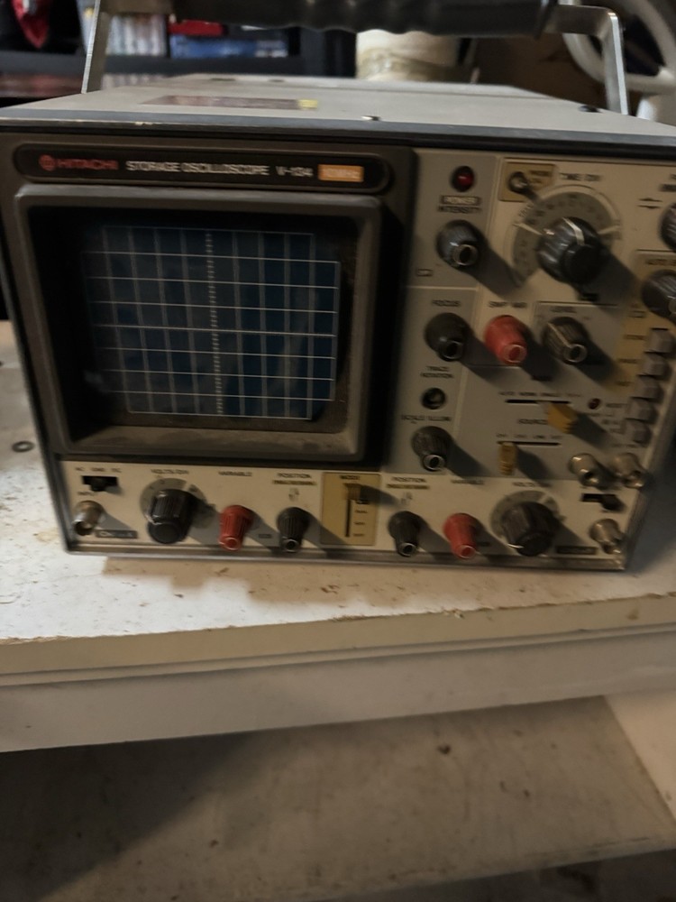 Hitachi V-134 analog storage oscilloscope.