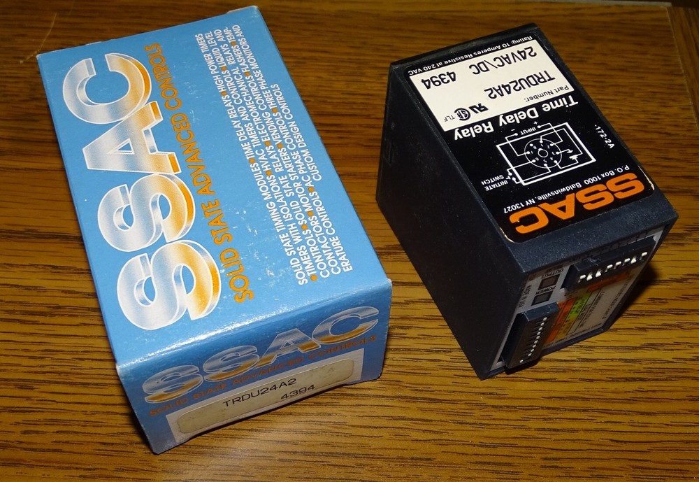 TRDU24A2 Time Delay Relay, SSAC, NEW, Multi-Function relays, timer, industrial