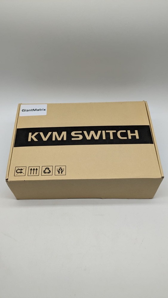 Kvm Switch Displayport 2 Monitors 2 Computers 4K Open Box