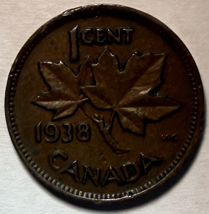 Canada 1938 Cent - Good Or Better