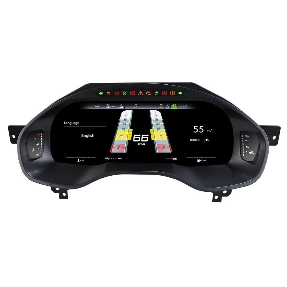 For AUDI A6 A7 2013-2018 CarPlay Linux Digital Instrument Cluster Speedometer