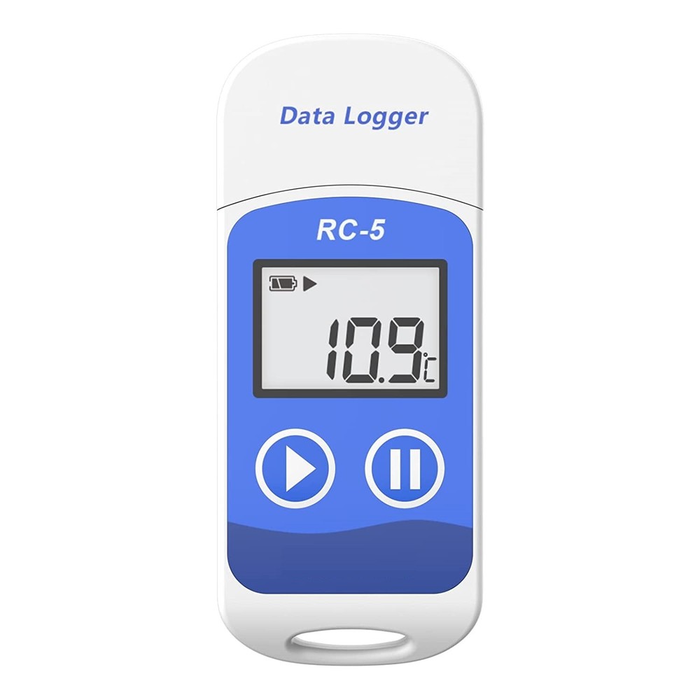 Plastic 32000 Points High Accuracy USB Temperature Data Logger Recorder