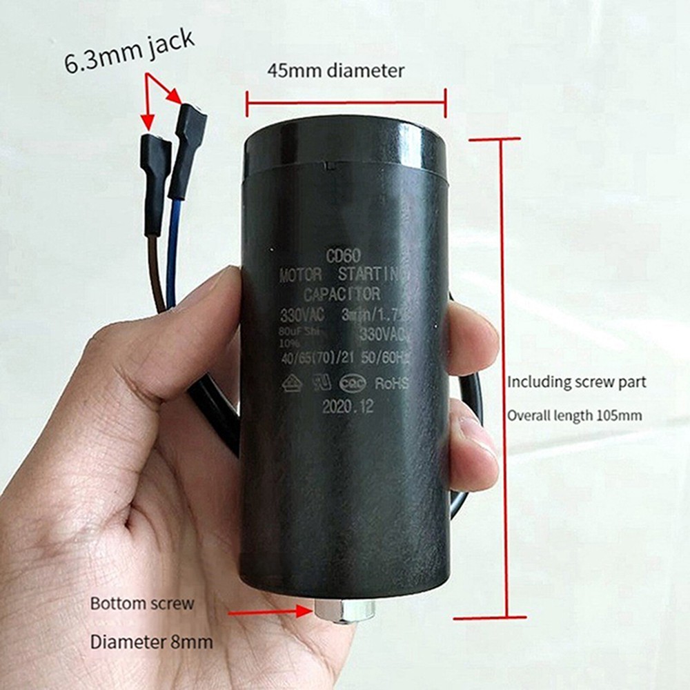 For Refrigerator/Freezer Compressor Starting Capacitor Freezer Capacitor