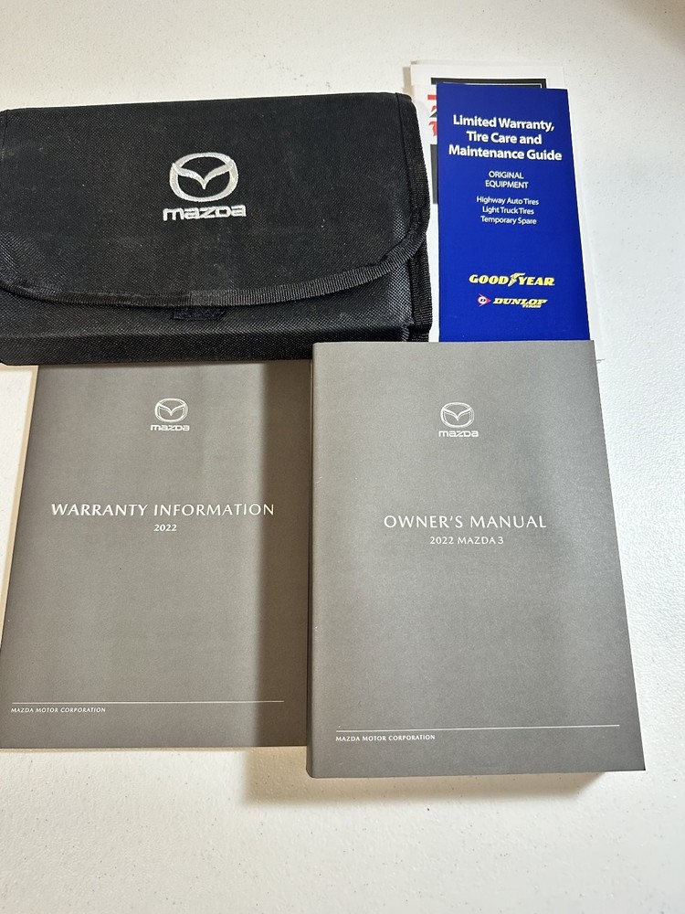 2022 Mazda 3 Owner's Manual Set