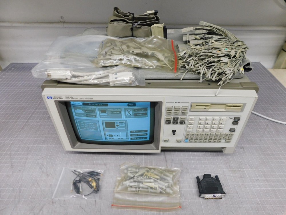 HP 1672D DEEP MEMORY LOGIC ANALYZER 68CH, OP.030 M6772