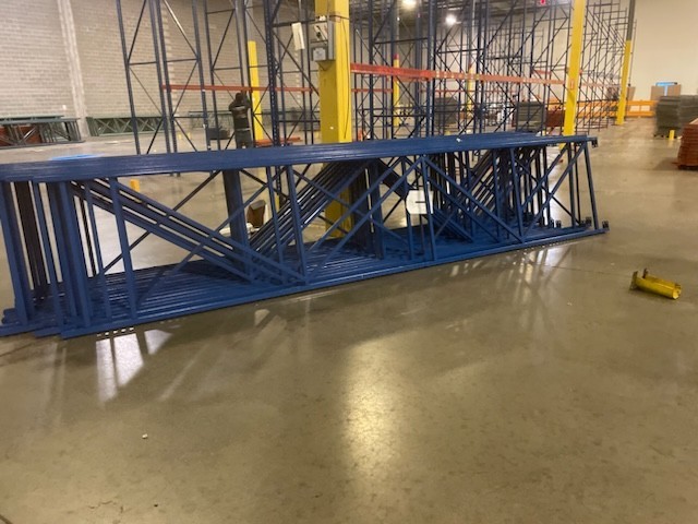 Interlake 18'x 42" Teardrop Pallet Racking Upright