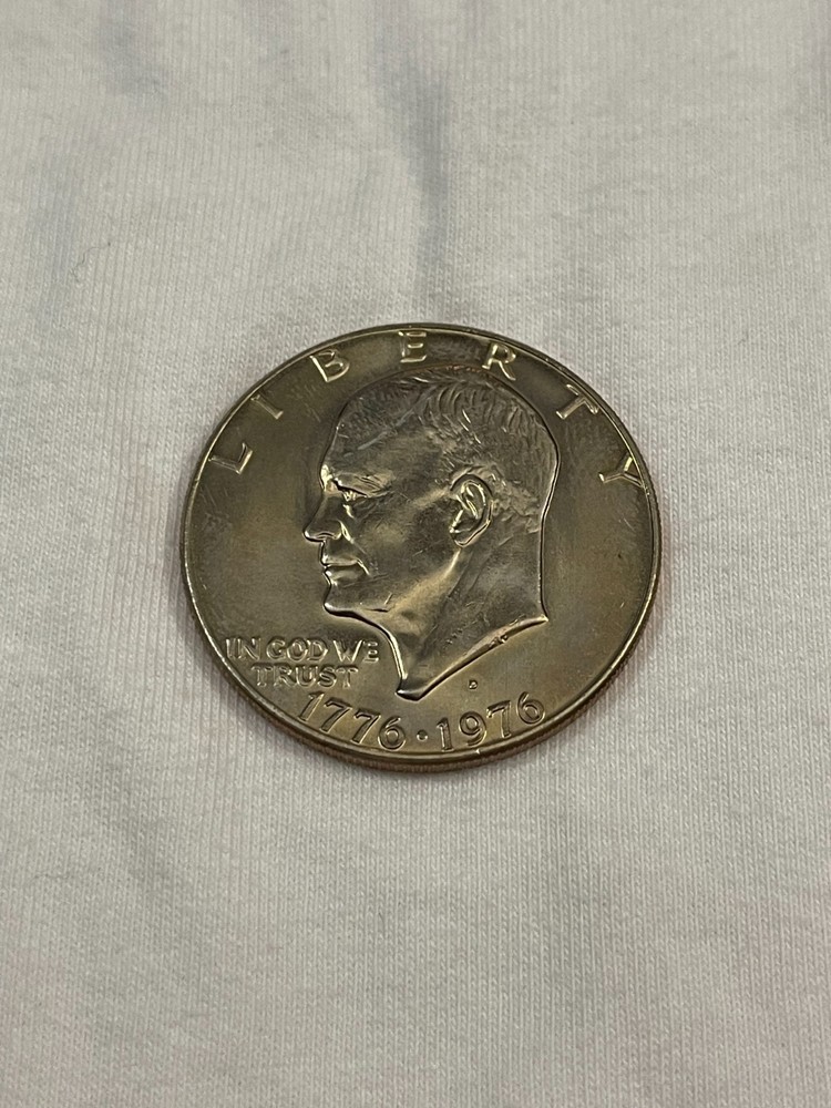 1976 Bicentennial Eisenhower Dollar Coin Error Mint Mark 14
