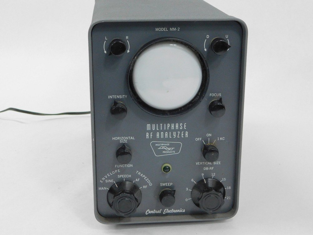 Central Electronics MM-2 Ham Radio Oscilloscope Multiphase Analyzer (original)