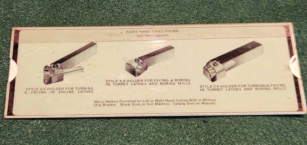 Vintage EVEREDE TOOL COMPANY Surface Speed Calculator - Nice!