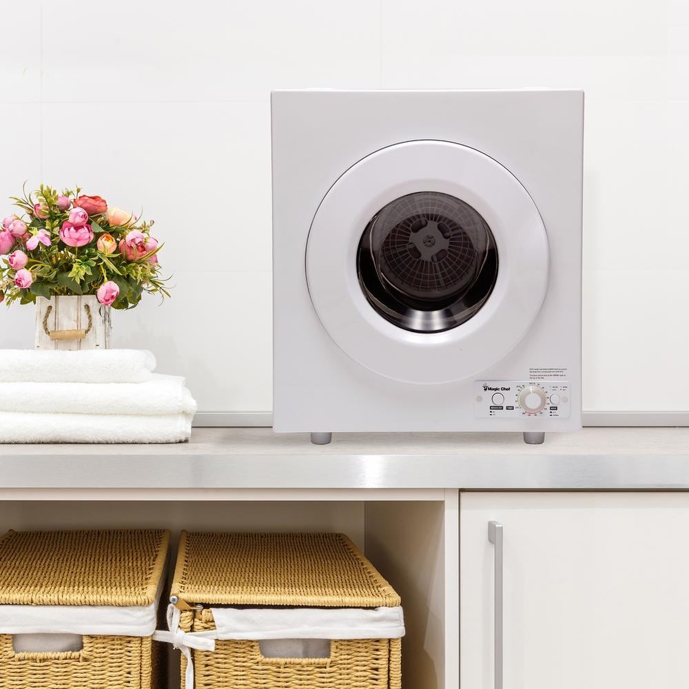 Magic Chef 2.6 cu. ft. White Compact Electric Dryer