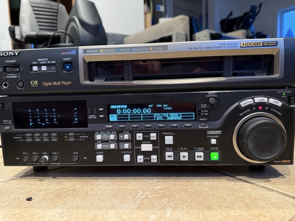Sony HDW-M2100 HDCAM Prostudio Editing Player
