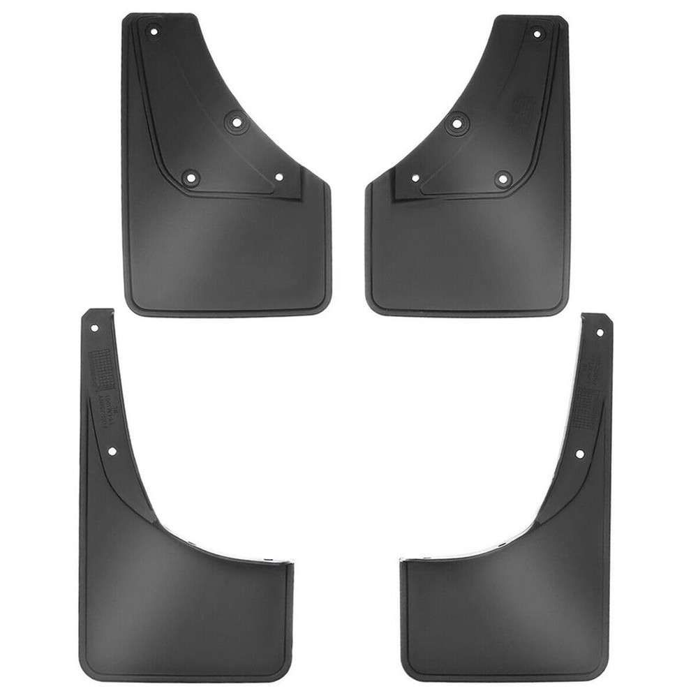 Splash Guard 4pcs Black for Mud Flaps Mudguard Front Left Rear Right