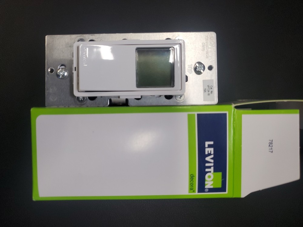 Leviton Vpt26-16w 24 H 24 T Programable Timer Switch