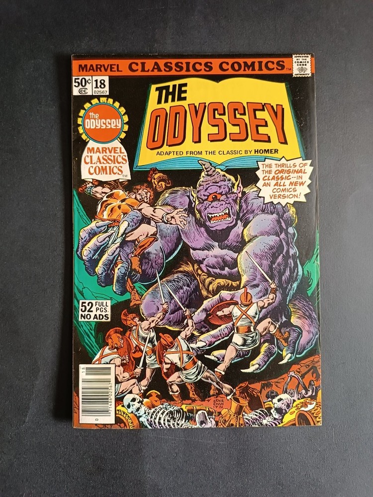 THE ODYSSEY MARVEL CLASSICS COMICS No. 18 MARVEL Comic (1977)
